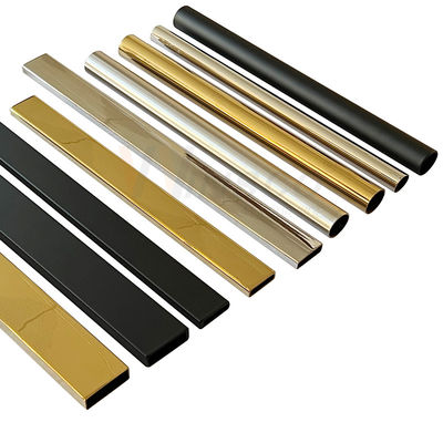 Vacarme 304 tube de 316 de Pvd de la couleur 8k 18k de miroir d'acier inoxydable de salle de bains de serviette de support de tuyau de douche montages de clôtures