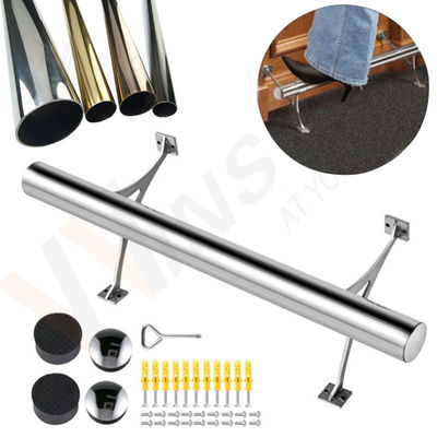 le tuyau de rond d'acier inoxydable Inox de 42.4mm 48.3mm 63.5mm a poli le tube 201 de Matt Colored Surface Foot Rail 304 316