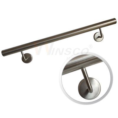 Escalier moderne Kit Ss 201 tuyau de balustrade de l'acier inoxydable 304 316 autour de diamètre de 33.7mm 38mm 40mm 42mm 44mm 50.8mm