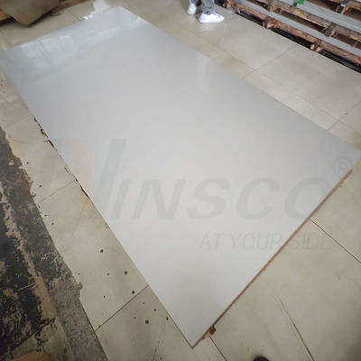 Matériaux de base laminés à froid de nouveau style 0,4 mmx1219 mmx2438 mm 4ftx8ft 2B Feuille Ss finie AISI 304 304L