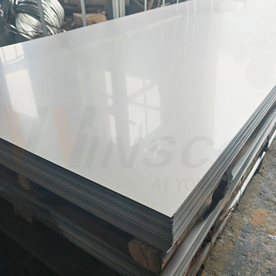 Plaque en inox laminée à froid WinscoMetal 1000mmx2000mm Taille 0,9mm Épaisseur finition de broyeur feuille d'acier inoxydable 201 grade