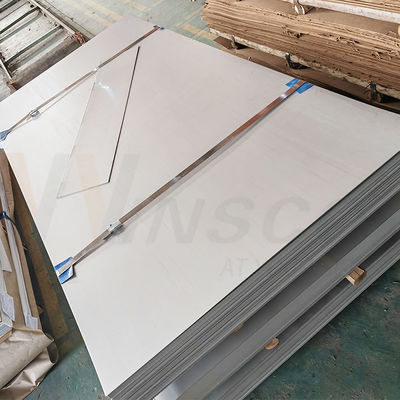 1000 mmx2000 mmx0,6 mm Taille plaque inoxydable SUS 304 304L tôle d'acier inoxydable 2B Finition