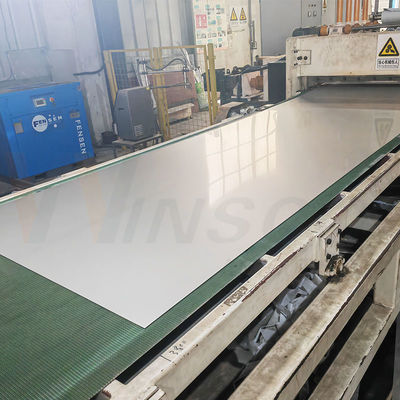 1500mmx3000mm SS 316 316L en acier inoxydable laminé à froid 2b finition de tôle 0,4 mm épaisseur