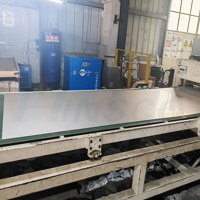1250mmx2500mm Friction résistant à la tôle d'acier inoxydable 2b bord de moulin de surface