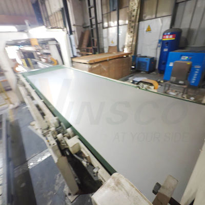 304 304L Grade 0,5 mm Épaisseur 2500mmx1250mm tôle de bord de broyeur en acier inoxydable 2B Finition
