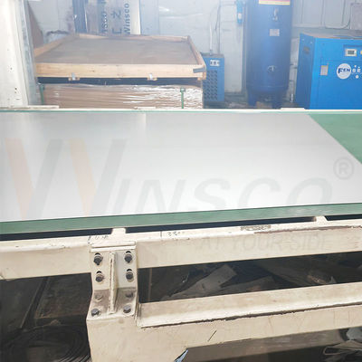 Plaque en acier inoxydable laminée à froid 1500 mmx3000 mm 316 316L Grade 2B Finition de surface 5x10ft 0,5 mm d'épaisseur