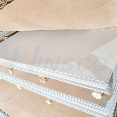 1000 mmx2000 mmx0,6 mm Taille plaque inoxydable SUS 304 304L tôle d'acier inoxydable 2B Finition