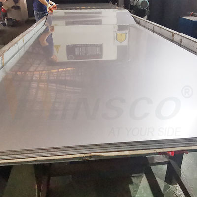 Assurance commerciale SUS 316 316L 1000mmx2000mm en acier inoxydable laminé à froid 2b Finition de tôle de broyeur épaisseur 2,0 mm