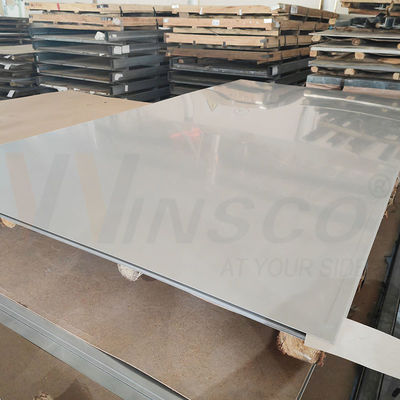 1220mmx2440mmx2.5mm Brillant comme neuf Winscometal en acier inoxydable laminé à froid 4ftx8ft 2b feuille finie