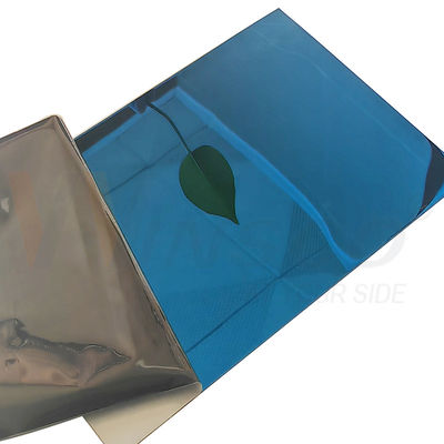 SS 201 tôle d'acier inoxydable laminée à froid 1,2 mm 1,5 mm miroir bleu saphir Finition