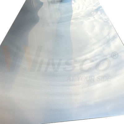 430 Grade n° 4 N4 Finition satinée brossée Plaque en acier inoxydable 1000 mmx2000 mm