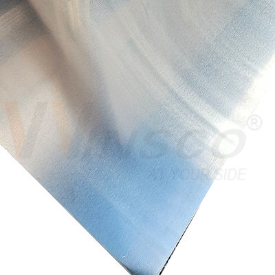 1250mmx2500mm Strong Wxport Package Mill Edge acier inoxydable n ° 4 satinée brossée feuille de finition 316 de qualité