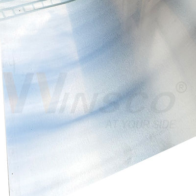 SUS 201 Bonne résistance à l'usure 5Ftx10Ft Acier inoxydable n ° 4 Plaque de surface brossée 1500mmx3000mm