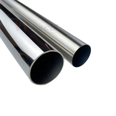 201 304 316 Grade 0,4 mm-3,0 mm Épaisseur tuyau rond en acier inoxydable de 40 mm de diamètre Satin Surface miroir tubes à manches inoxydables