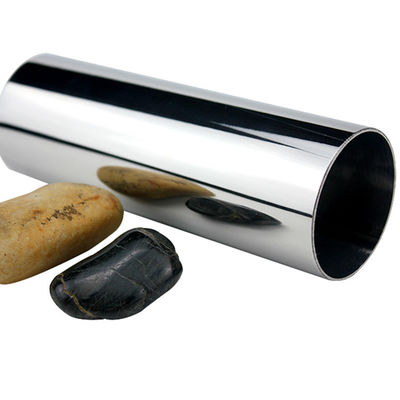 SS 201 304 316 Rétroviseur 0,8 mm-3,0 mm Épaisseur 2 '' tuyau de garde-corps en acier inoxydable 50,8 mm tube rond en acier inoxydable soudé en satin