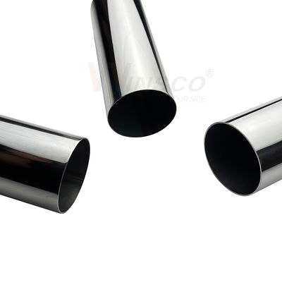 Miroir Satin Finition 1,2 mm-3,5 mm épaisseur de paroi en inox Ronde tuyau 60,3 mm 2 3/8 'tube métallique en acier inoxydable 201 304 316 grade