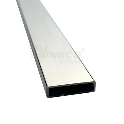 TP 201 304 316 Pipe plate inox 0.4 mm-2.0 mm Épaisseur tube rectangulaire en acier inoxydable 30 mmx10 mm