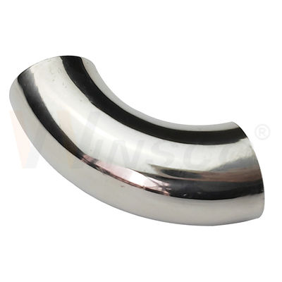 1.2mm 1,5mm Épaisseur 201 304 316 Grade Mirror Satin Surface 15.9mm OD Maillot de main en acier inoxydable Coude 55mm Longueur de l'arc