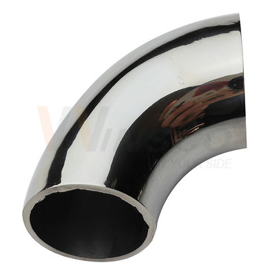 Lissage fin en acier inoxydable satiné raccords de baluster 201 304 316 de qualité 25,4 mm 1 'dia 66 mm arc en acier inoxydable 90 degrés coude