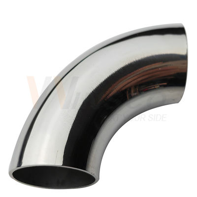 SUS 201 304 316 Accessoires de balustrade en acier inoxydable 1 1/4 pouce 31,8 mm de diamètre miroir satin en acier inoxydable manche coude