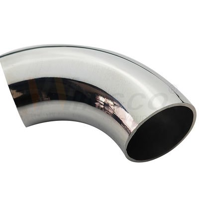 SUS 201 304 316 Accessoires de balustrade en acier inoxydable 1 1/4 pouce 31,8 mm de diamètre miroir satin en acier inoxydable manche coude