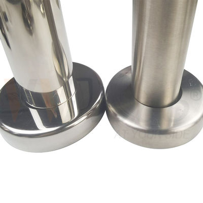 C304 C316 Couverture de base de balustrade en acier inoxydable pour tuyaux ronds de 12,7 mm 19 mm 1 " 31,8 mm 38,1 mm 2 "