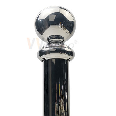 TP 201 304 Accessoires de balustrades en acier inoxydable Boules de garde-corps en or en miroir en acier inoxydable en acier inoxydable