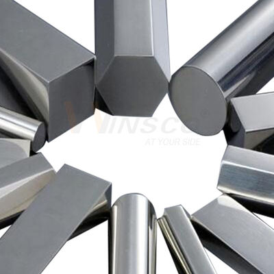 Spécifications complètes SUS 201 304 316 Barre en acier inoxydable de qualité ronde suqare plate hexagonale angulaire en forme de canal en acier inoxydable
