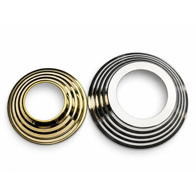 SS 201 304 Pièces d'aile en acier inoxydable argent or en acier inoxydable couverture de base de levier pour 19 mm 1'' 2' 63.5 mm rond Newel Post