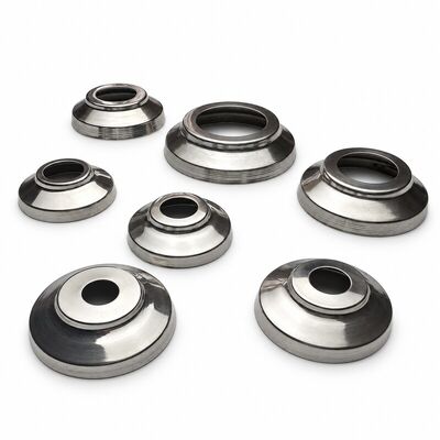 304 Acero Inoxidable Cubiertas de Base Redondas para Tubos para Perú | Canoplas Redondas BA, 1/2–2 pulgadas