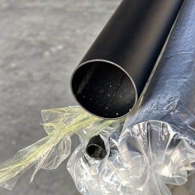 Tubes ronds en acier inoxydable noir mat 201 304 316 pour mains courantes et meubles