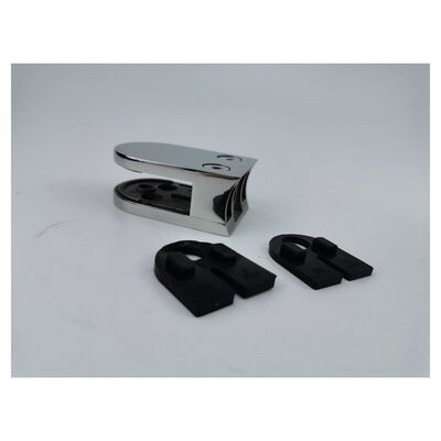 D Forme de pinceau d'escalier en acier inoxydable de qualité 304 316 pinceau de verre en acier inoxydable pour 38 mm 42 mm 48 mm 3