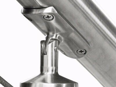 SS 201 304 316 Rétroviseur 0,8 mm-3,0 mm Épaisseur 2 '' tuyau de garde-corps en acier inoxydable 50,8 mm tube rond en acier inoxydable soudé en satin