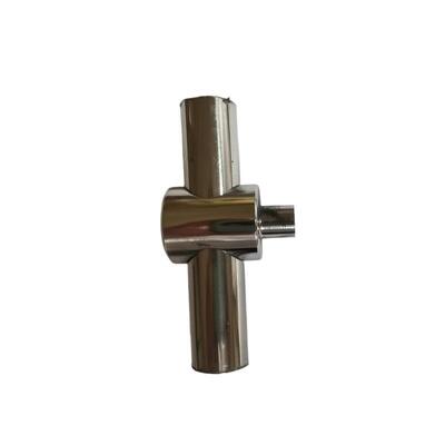 Support de barre transversale en acier inoxydable 304 316 pour tubes de garde-corps ronds, trou borgne et trou débouchant