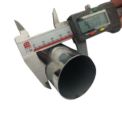 1 3/4 " 44,5 mm tuyau rond en acier inoxydable 0,4-3,0 mm épaisseur de paroi 600 grès finition satinée 304 tube inoxydable, 201/316L en option