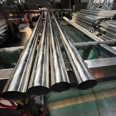 1 3/4 " 44,5 mm tuyau rond en acier inoxydable 0,4-3,0 mm épaisseur de paroi 600 grès finition satinée 304 tube inoxydable, 201/316L en option
