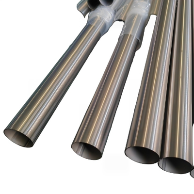 Tube rond en acier inoxydable Winsco Metal 33mm SUS201/304/316, épaisseur de paroi 0,4mm-3,0mm, finition brossée pour garde-corps d'escalier