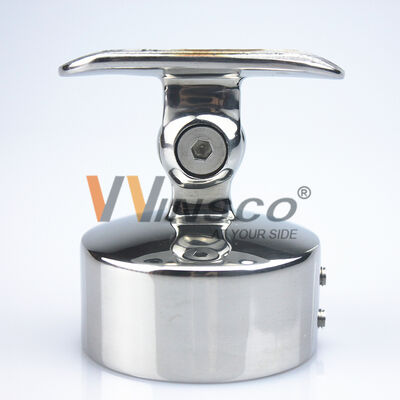 Angle Adjustable Stainless Steel Handrail Bracket Railing Saddle | 304/316 | Winsco Metal VA102