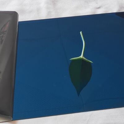 Tôle d'acier inoxydable avec revêtement PVD bleu saphir AISI 201, 1000mm x 2000mm, plaque métallique en acier inoxydable miroir 8K
