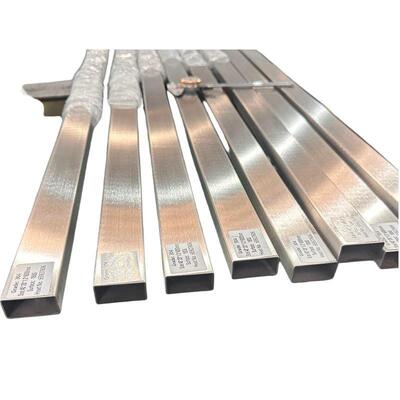 40×20×1.2mm 304 tube rectangulaire en acier inoxydable
