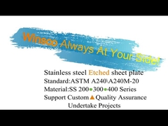 Le métal solides solubles 201 de Winsco 304 gravure à l'eau-forte de 316 miroirs a fini le plat laminé à froid de feuille d'acier inoxydable