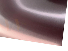 Plat de feuille d'acier inoxydable de délié d'or de Rose