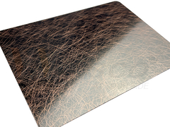 Cuivrage foncé de miroir de vibration de solides solubles noircissant la feuille antique