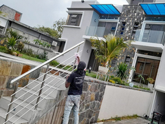 Décoration d'intérieur 201 escalier de l'acier inoxydable 304 316 clôturant des escaliers d'Inox