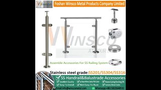 ACCESSOIRES D'ESCALIER EN ACIER INOXYDABLE WINSCO
