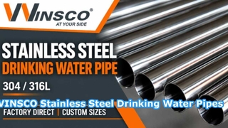Fabricant de conduites d'eau potable en acier inoxydable 304 316L | VVINSCO